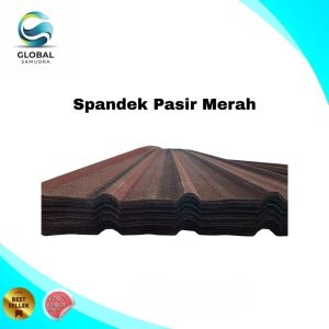 Spandek Pasir Maroon Hitam